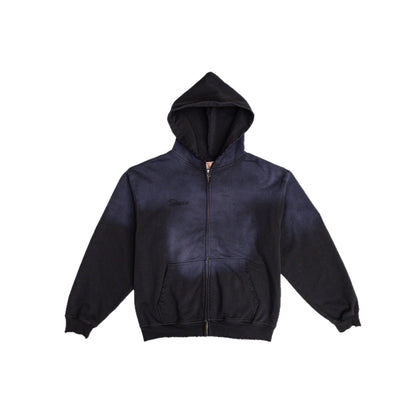 Cursive Logo Hoodie (Sun-Faded Black)